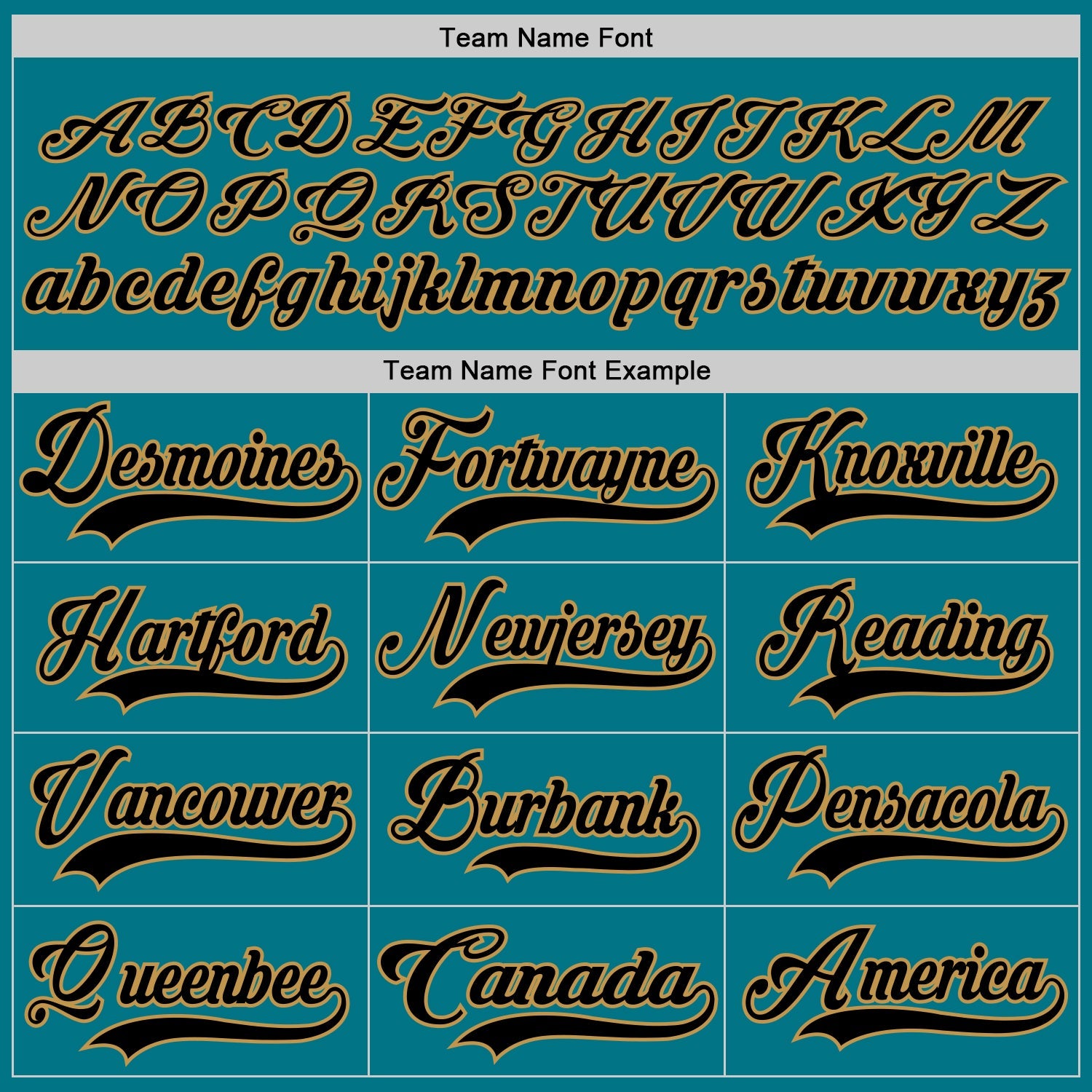 Custom Teal Black-Old Gold Hockey Jersey - Sky-Custom