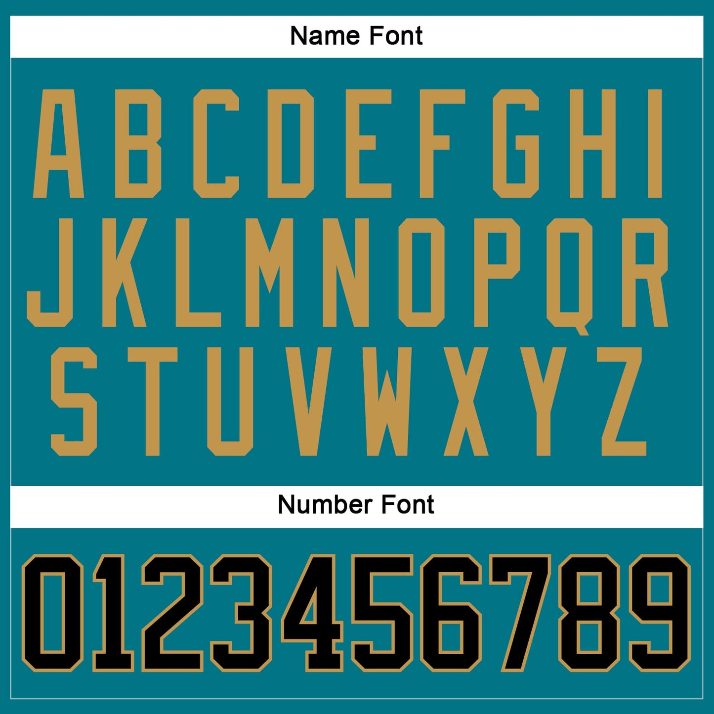 Custom Teal Black-Old Gold Hockey Jersey - Sky-Custom
