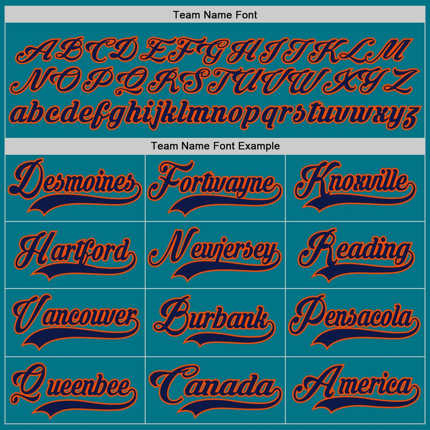 Custom Teal Navy-Orange Hockey Jersey - Sky-Custom
