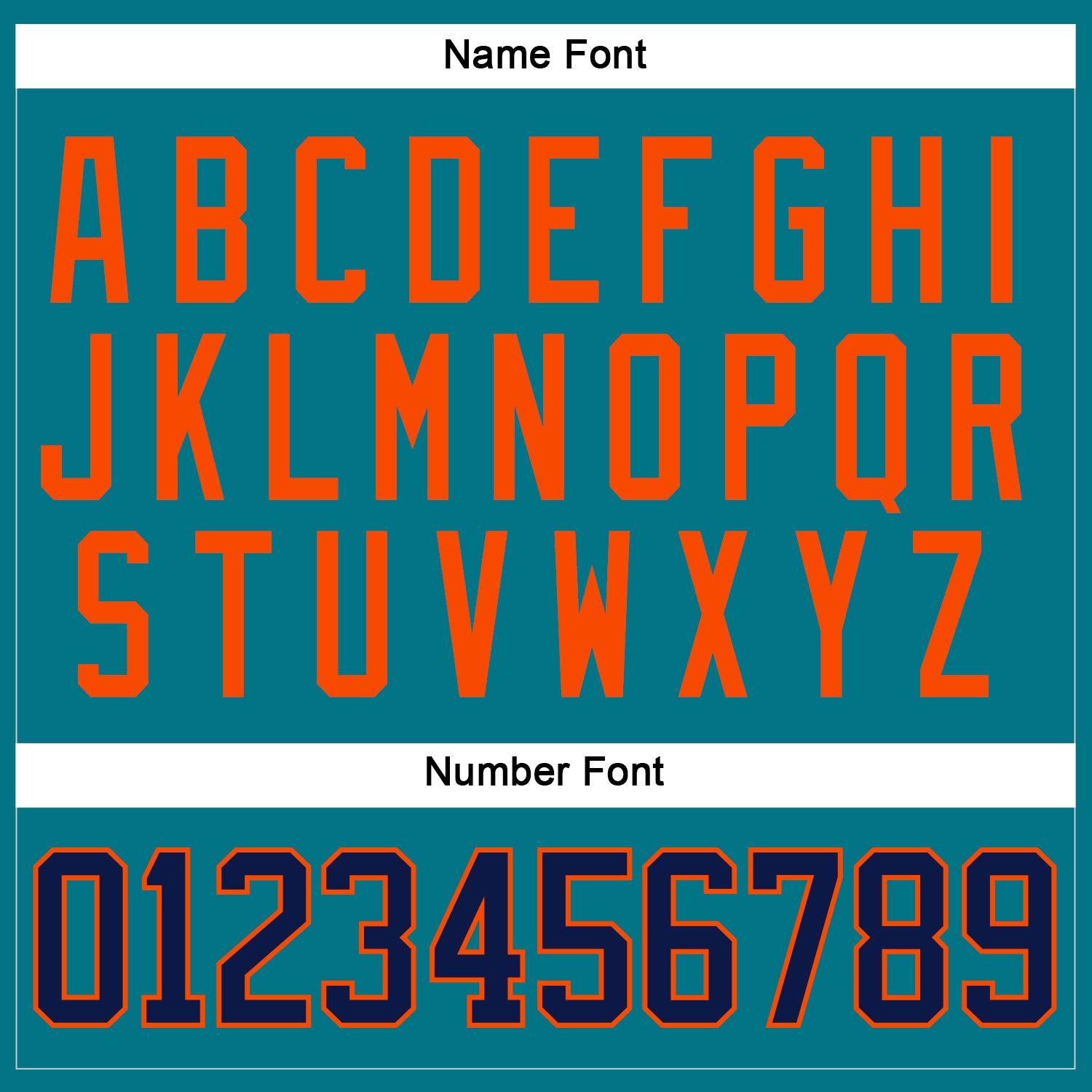 Custom Teal Navy-Orange Hockey Jersey - Sky-Custom