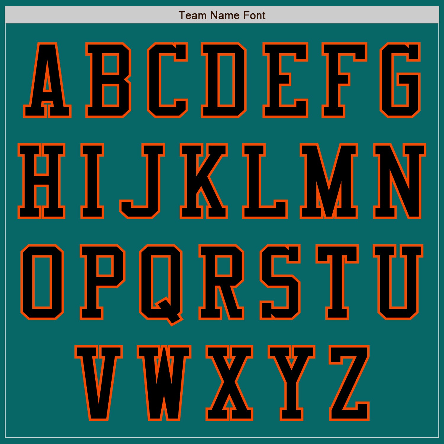 Custom Teal Black-Orange Authentic Baseball Jersey - Sky-Custom
