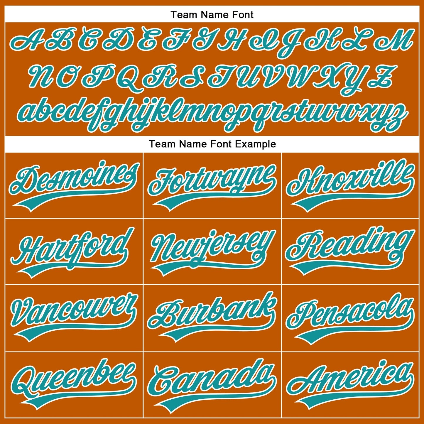 Custom Texas Orange Teal-White Authentic Baseball Jersey - Sky-Custom