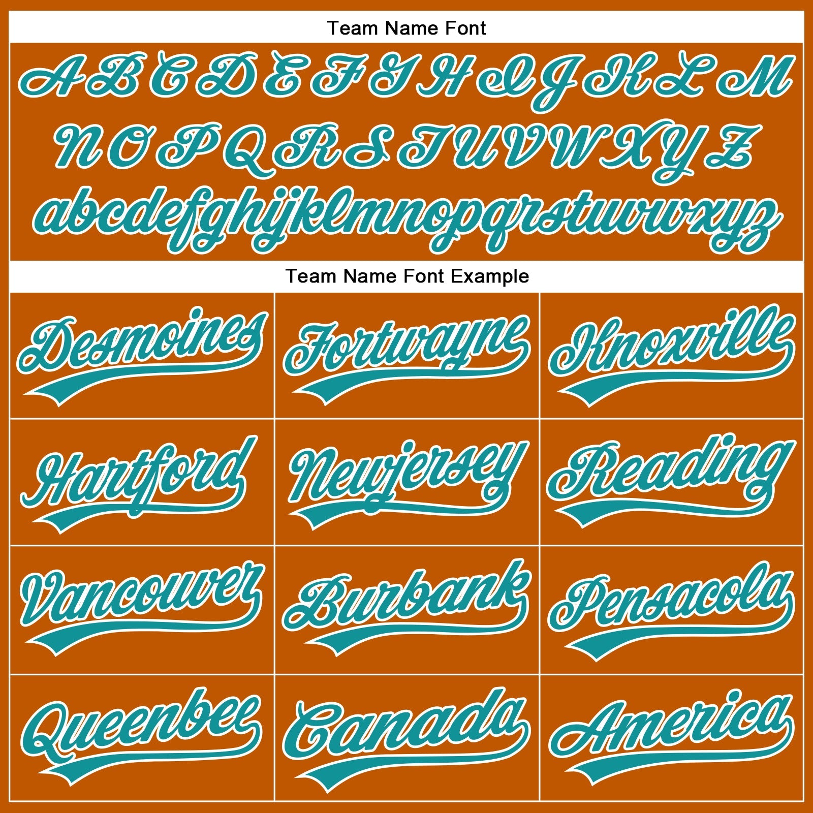 Custom Texas Orange Teal-White Authentic Baseball Jersey - Sky-Custom