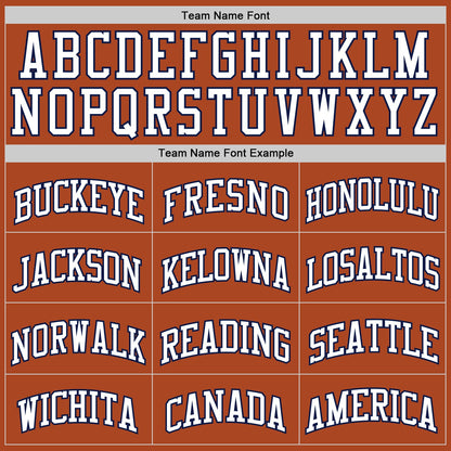 Custom Texas Orange White-Navy Authentic Basketball Jersey - Sky-Custom