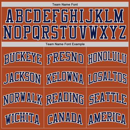 Custom Texas Orange Navy-White Authentic Basketball Jersey - Sky-Custom