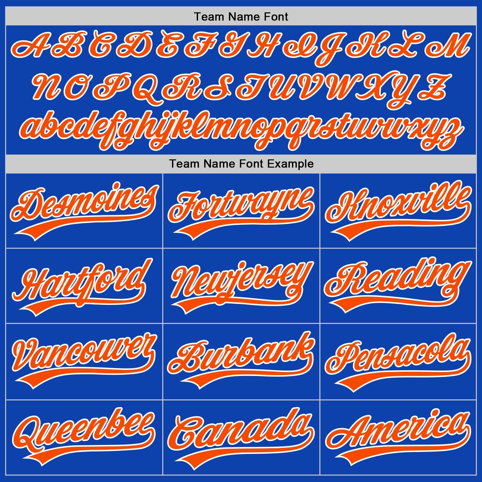 Custom Thunder Blue Orange-White Authentic Baseball Jersey - Sky-Custom