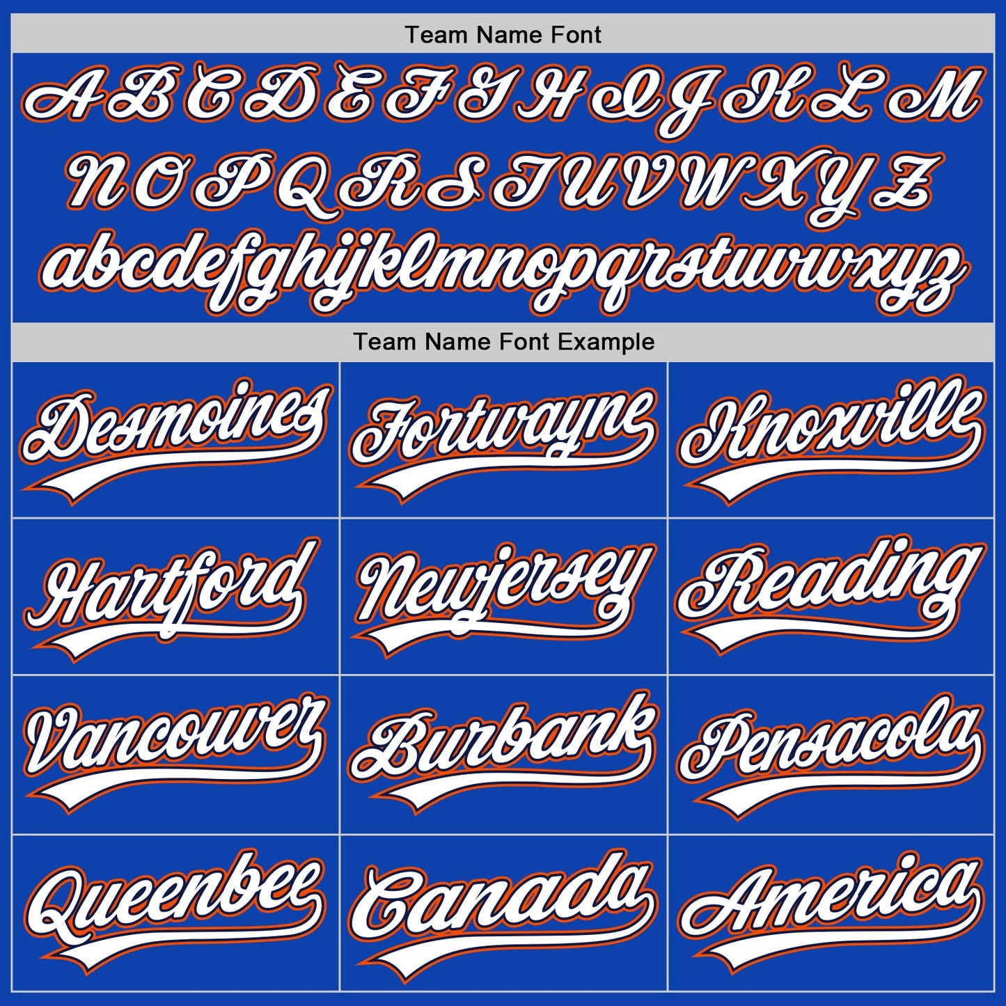 Custom Thunder Blue White Navy-Orange Authentic Baseball Jersey - Sky-Custom