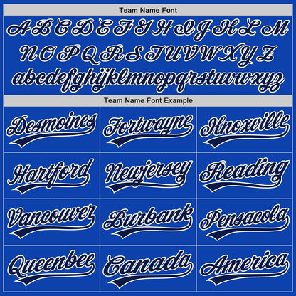 Custom Thunder Blue Navy-White Authentic Baseball Jersey - Sky-Custom