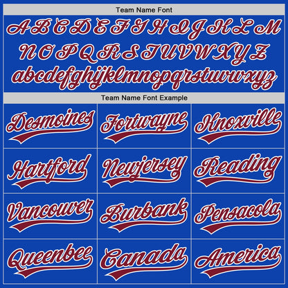 Custom Thunder Blue Crimson-White Authentic Baseball Jersey - Sky-Custom