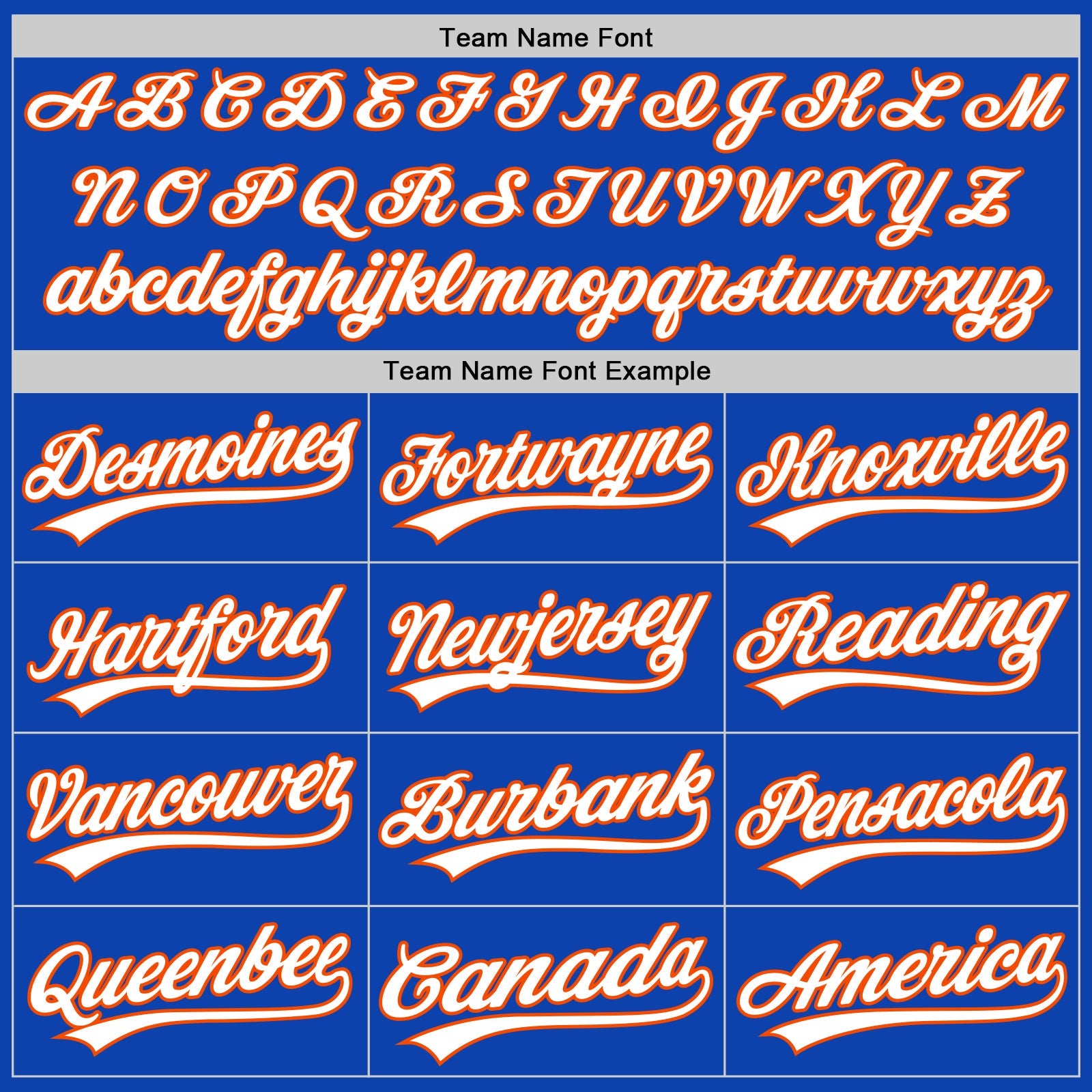 Custom Thunder Blue White-Orange Authentic Baseball Jersey - Sky-Custom