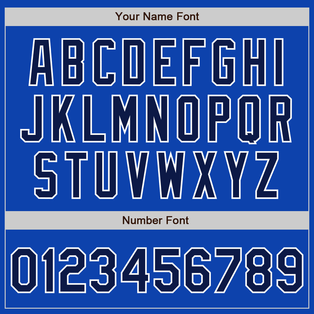 Custom Thunder Blue Navy-White Authentic Baseball Jersey - Sky-Custom