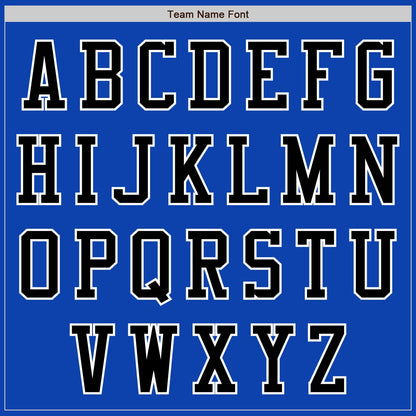Custom Thunder Blue Black-White Authentic Baseball Jersey - Sky-Custom