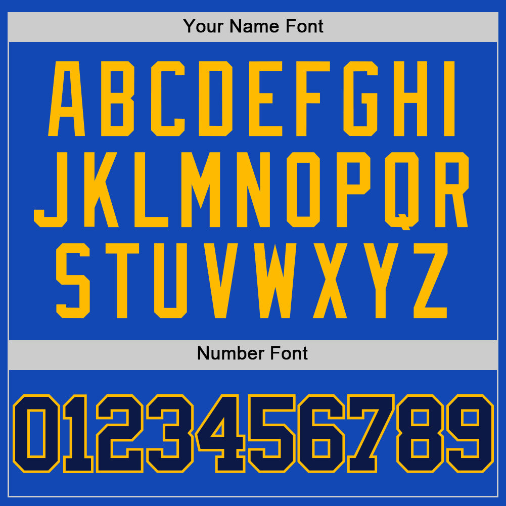 Custom Thunder Blue Navy-Gold Authentic Basketball Jersey - Sky-Custom