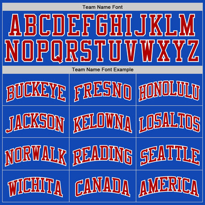 Custom Thunder Blue Red-White Authentic Basketball Jersey - Sky-Custom