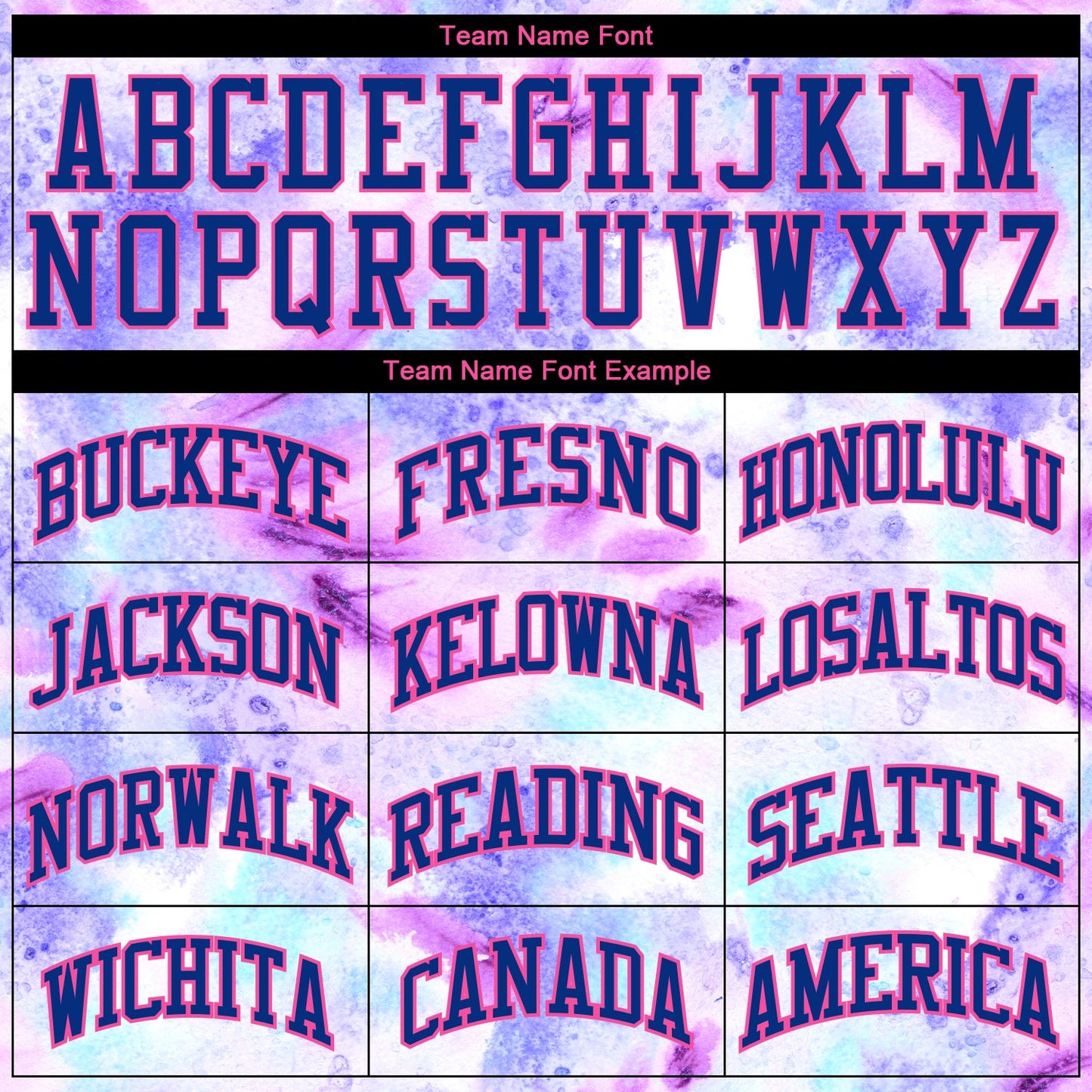 Custom Tie Dye Royal-Pink 3D Authentic Baseball Jersey - Sky-Custom