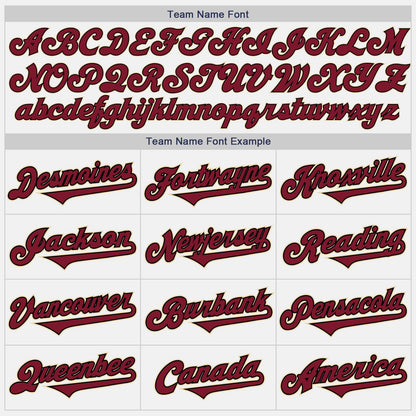 Custom White Crimson-Black Authentic Two Tone Baseball Jersey - Sky-Custom