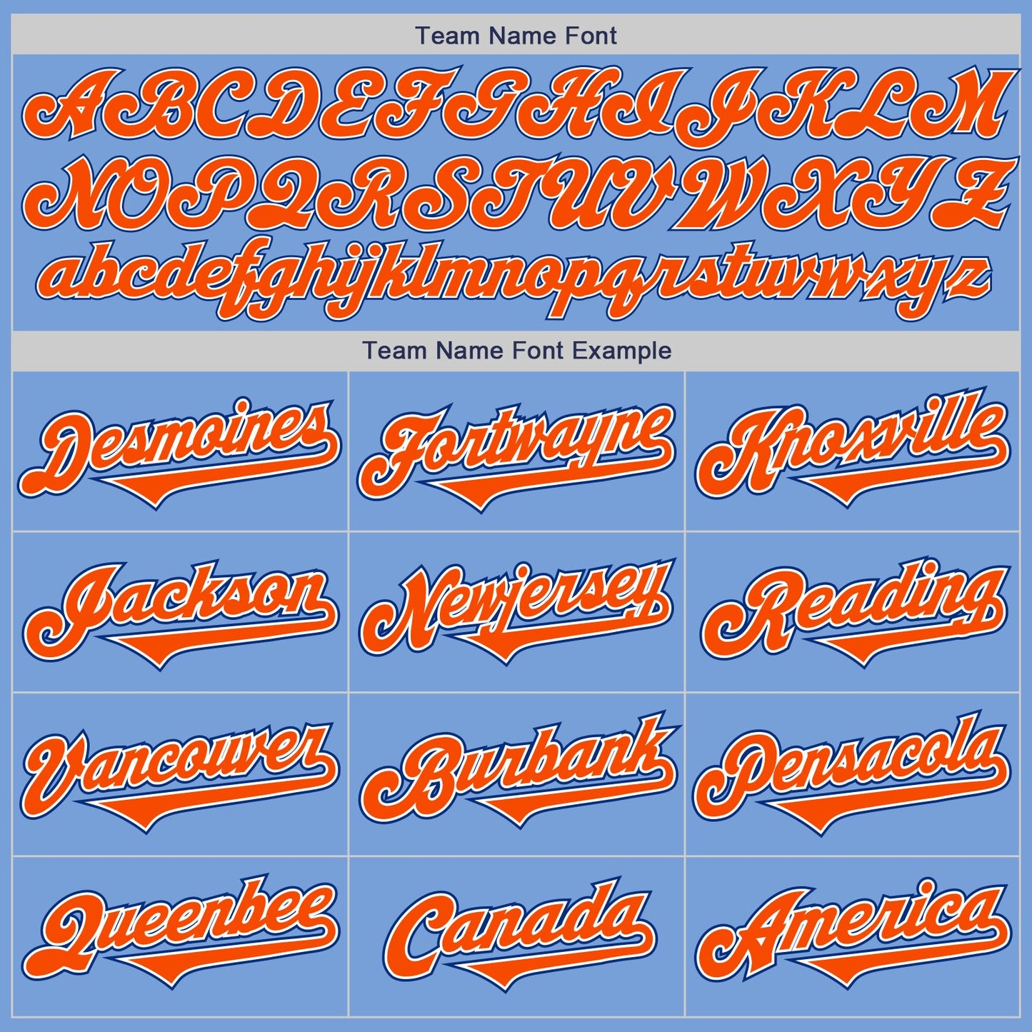 Custom Light Blue Orange-Royal Authentic Two Tone Baseball Jersey - Sky-Custom