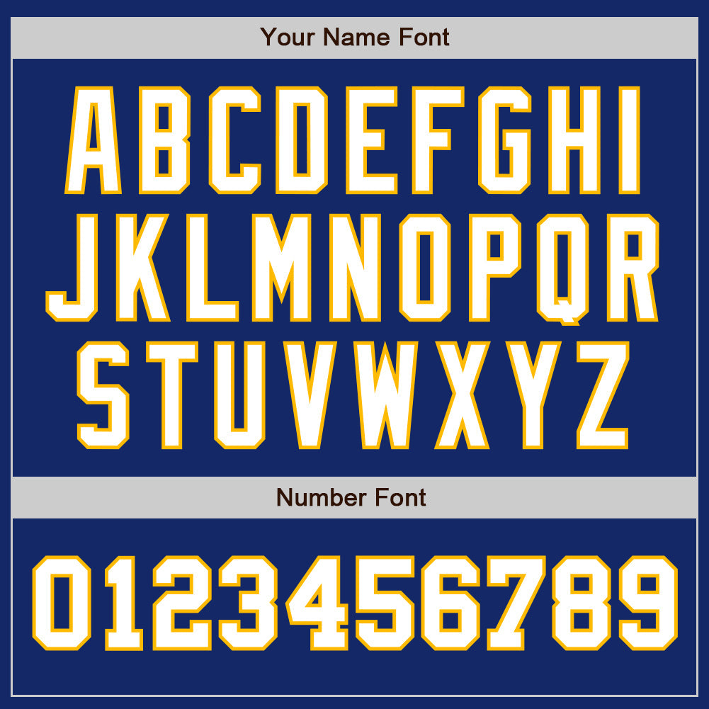 Custom Royal White-Gold Authentic Two Tone Baseball Jersey - Sky-Custom
