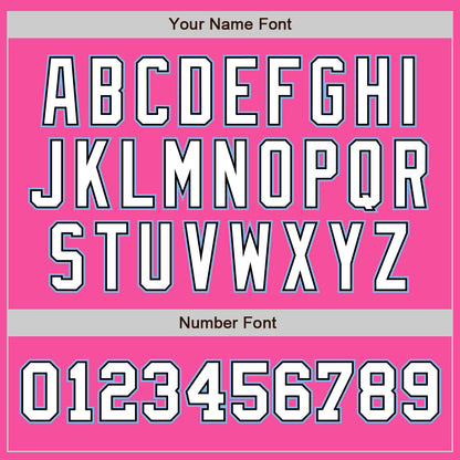 Custom Pink White-Light Blue Authentic Two Tone Baseball Jersey - Sky-Custom