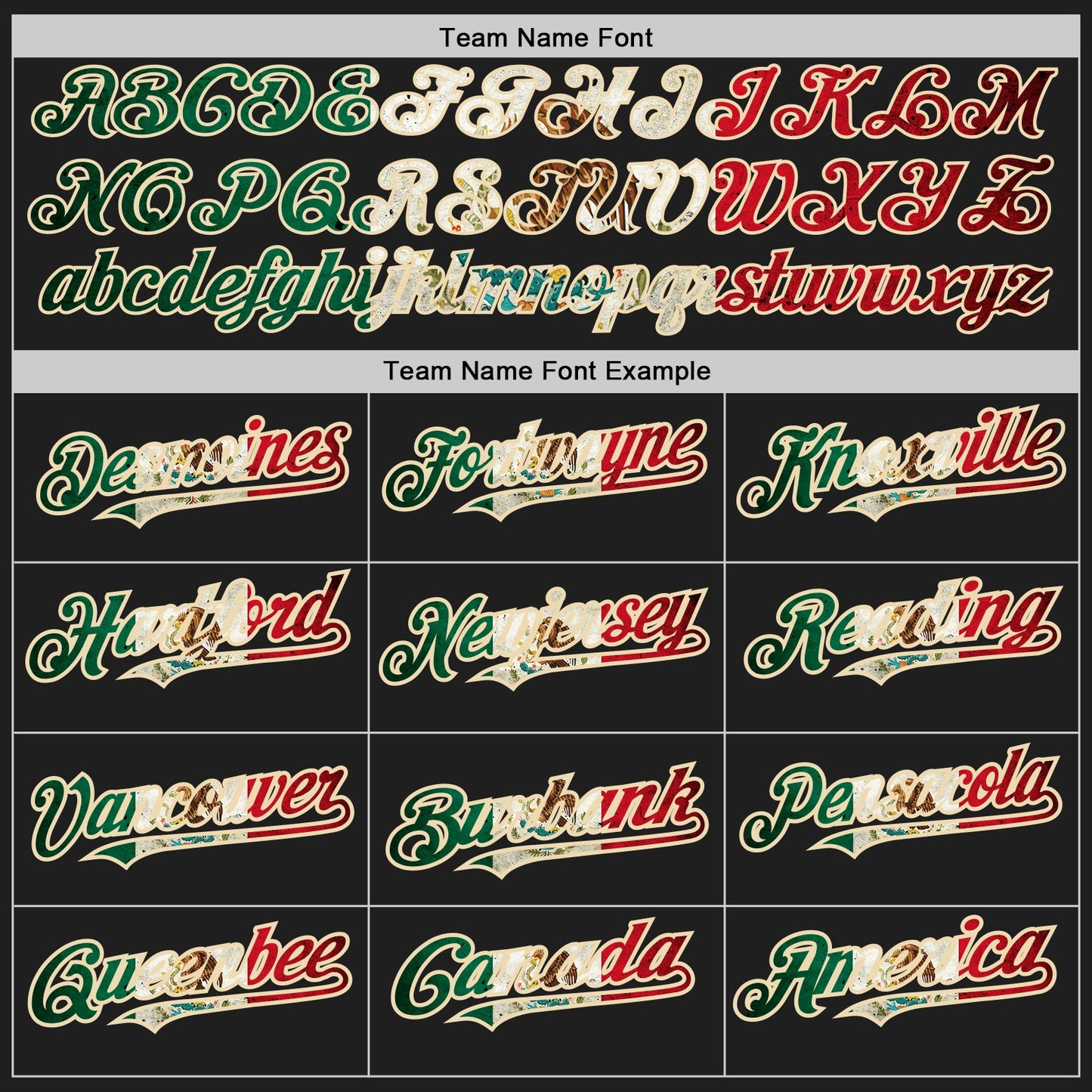 Custom Black Vintage Mexican Flag Kelly Green Red-City Cream Authentic Two Tone Baseball Jersey - Sky-Custom