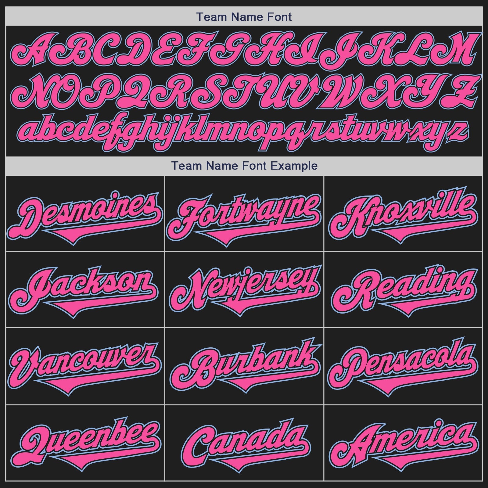 Custom Black Pink-Light Blue Authentic Two Tone Baseball Jersey - Sky-Custom