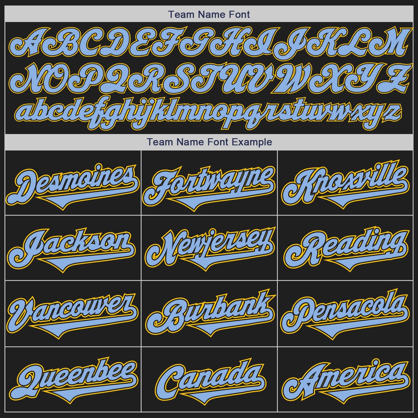 Custom Black Light Blue-Yellow Authentic Two Tone Baseball Jersey - Sky-Custom