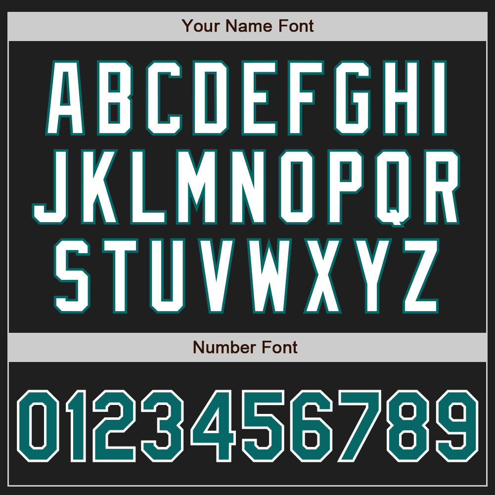 Custom Black Teal-White Authentic Two Tone Baseball Jersey - Sky-Custom