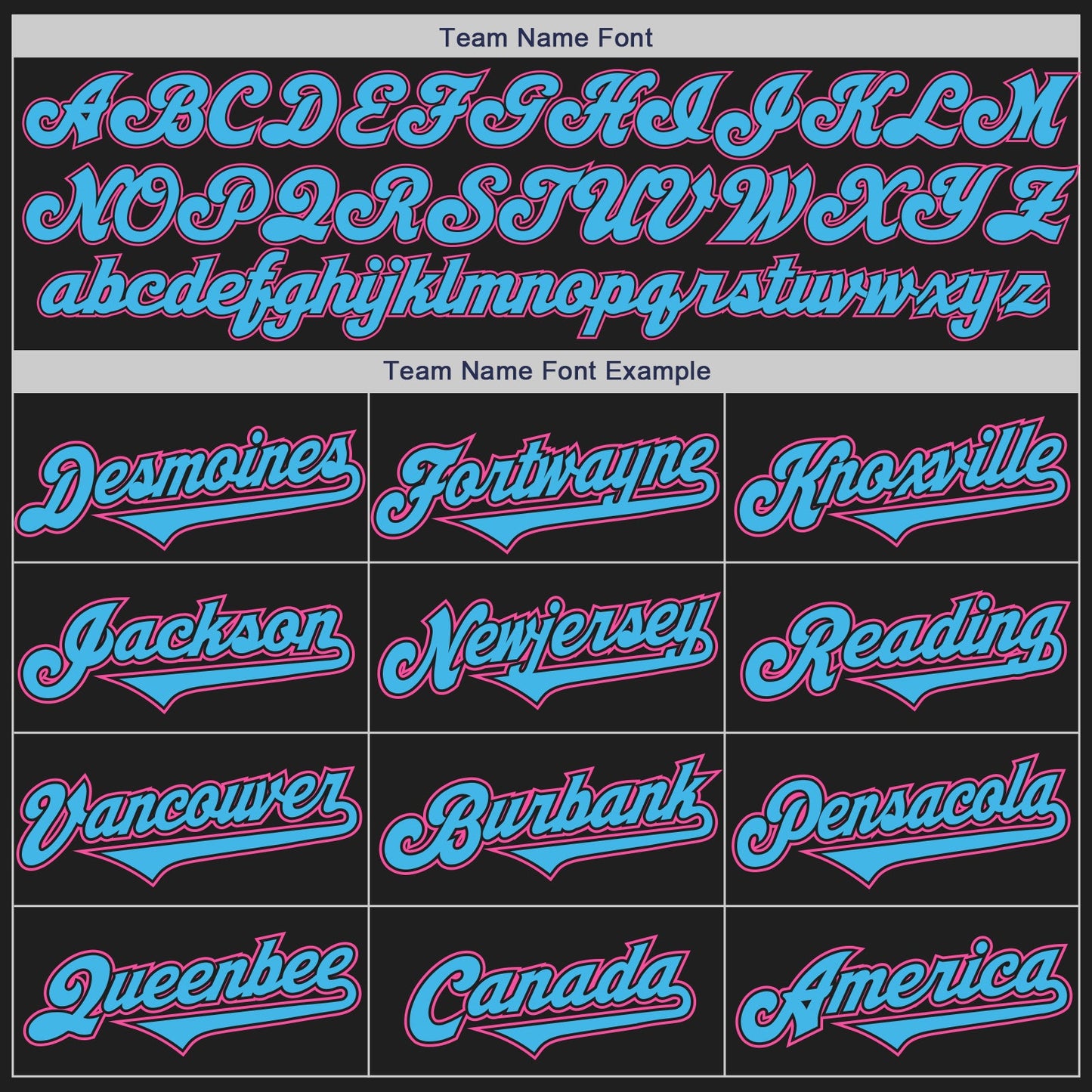 Custom Black Sky Blue-Pink Authentic Two Tone Baseball Jersey - Sky-Custom