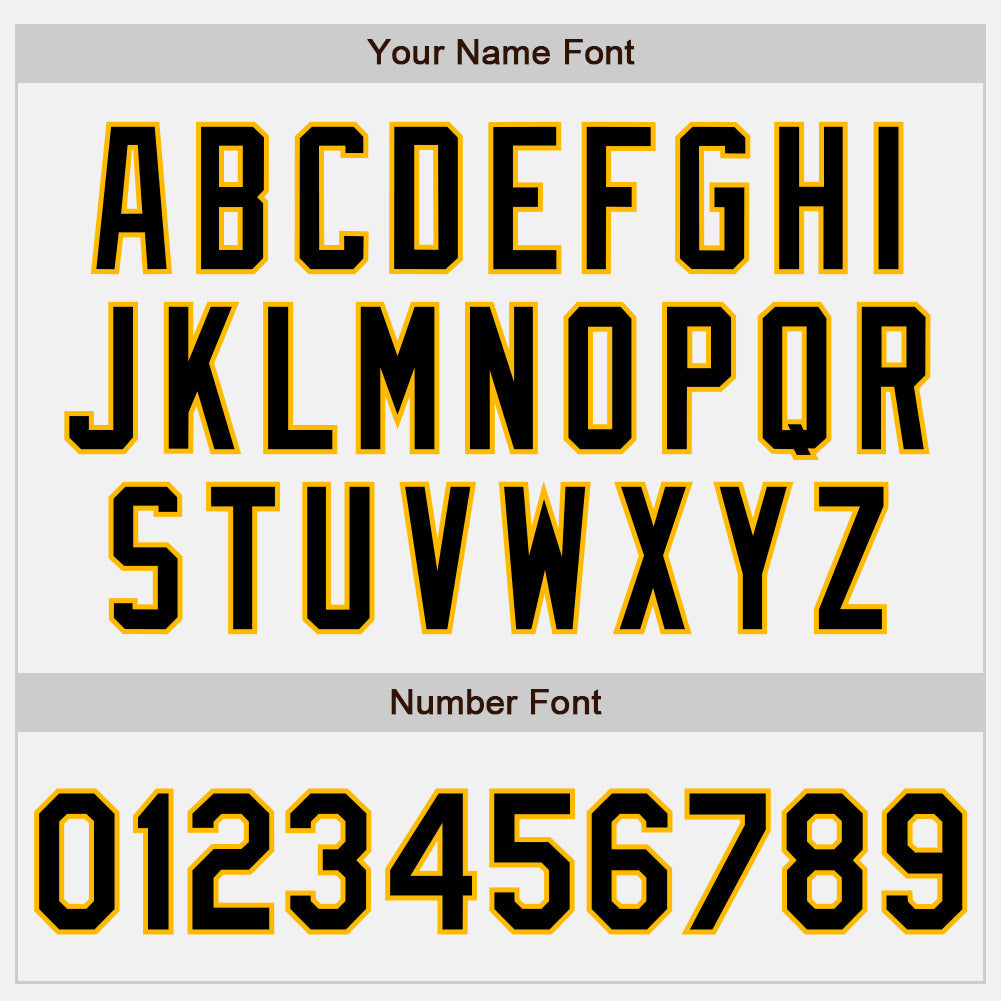 Custom White Black-Gold Authentic Two Tone Baseball Jersey - Sky-Custom