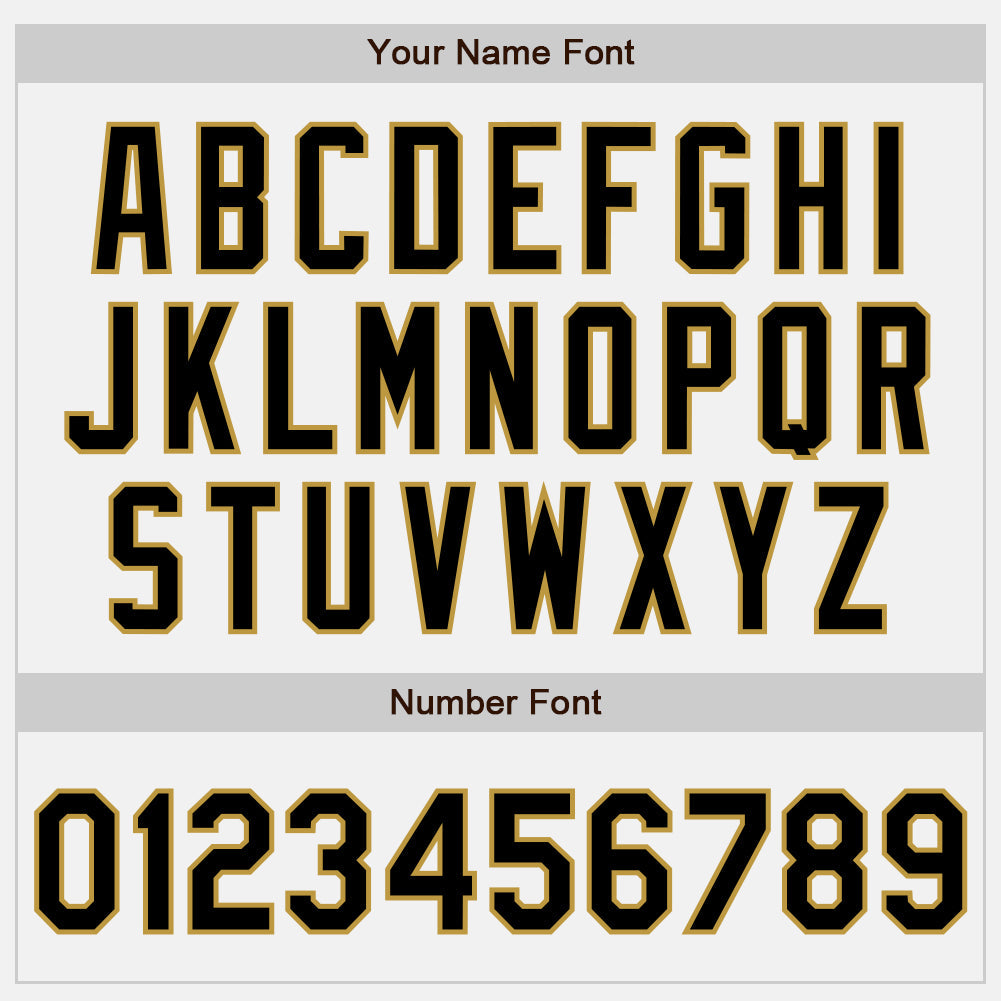 Custom White Black-Old Gold Authentic Two Tone Baseball Jersey - Sky-Custom