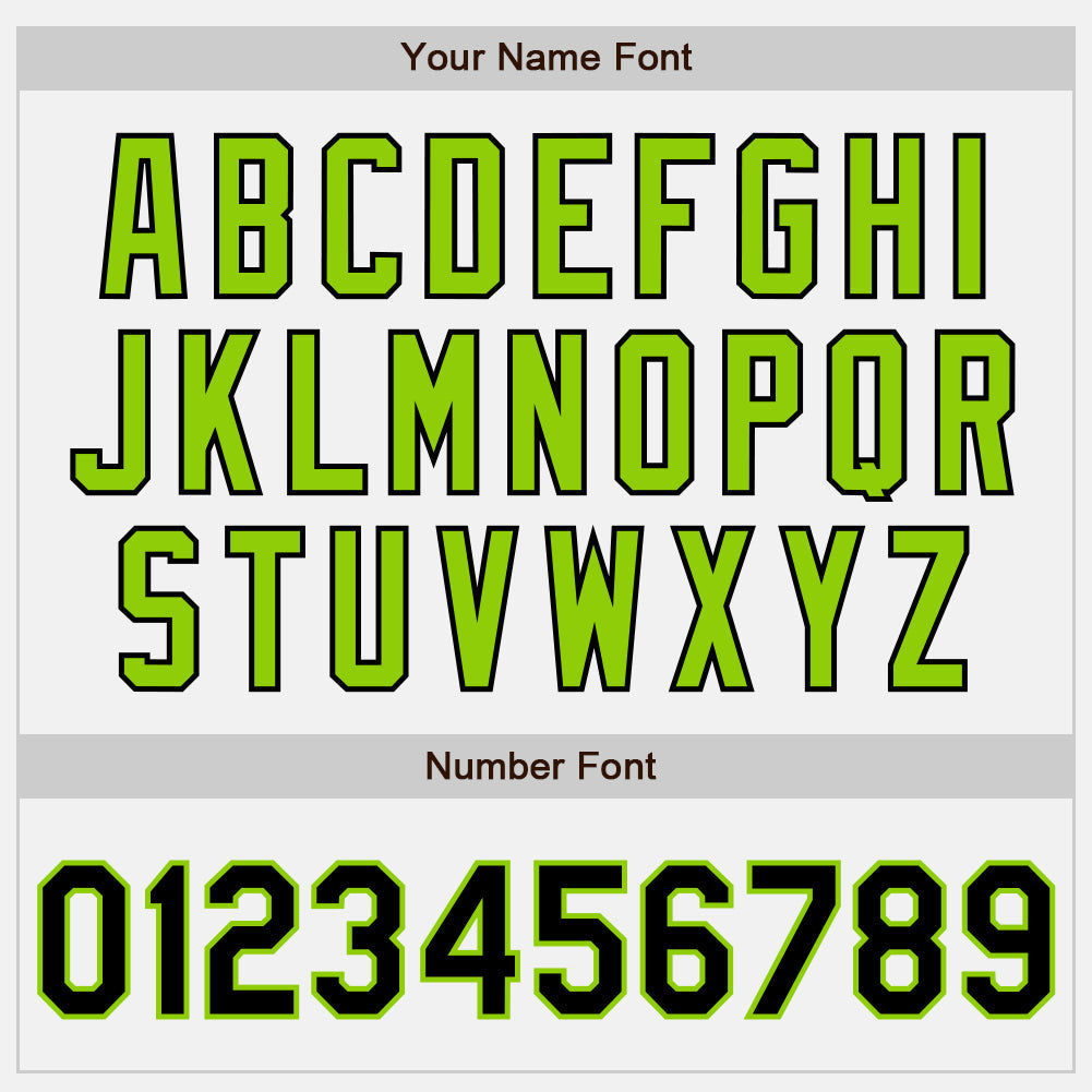 Custom White Black-Neon Green Authentic Two Tone Baseball Jersey - Sky-Custom