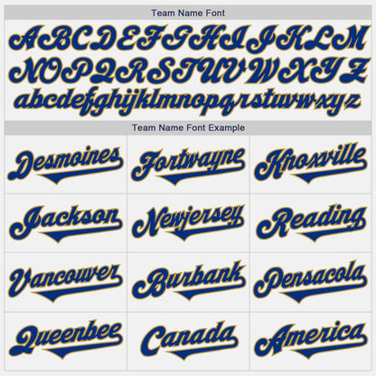 Custom White Royal-Old Gold Authentic Two Tone Baseball Jersey - Sky-Custom