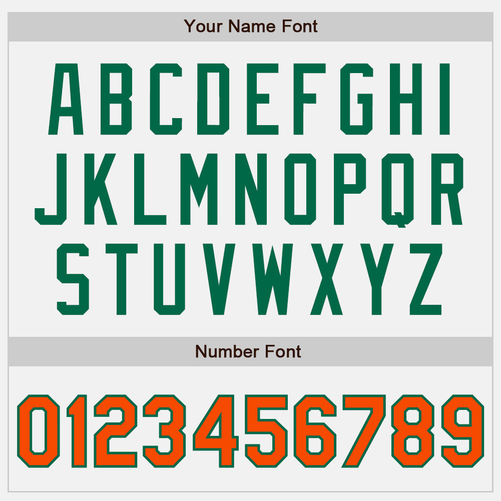 Custom White Orange-Kelly Green Authentic Two Tone Baseball Jersey - Sky-Custom