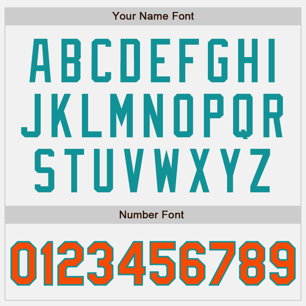 Custom White Orange-Teal Authentic Two Tone Baseball Jersey - Sky-Custom