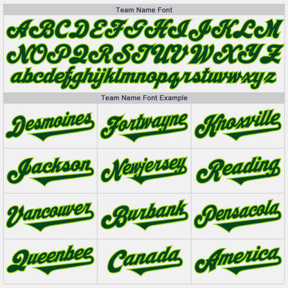 Custom White Green-Neon Green Authentic Two Tone Baseball Jersey - Sky-Custom
