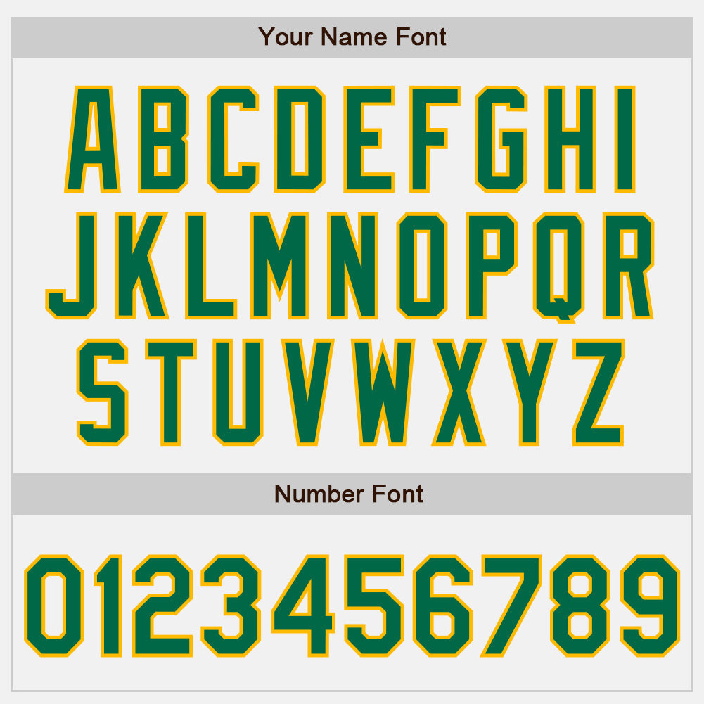 Custom White Kelly Green-Gold Authentic Two Tone Baseball Jersey - Sky-Custom