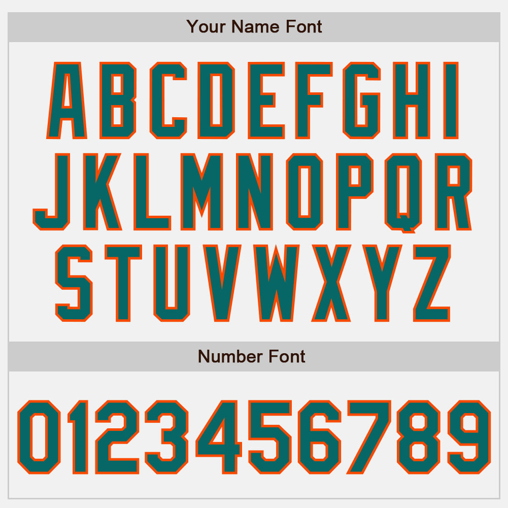 Custom White Teal-Orange Authentic Two Tone Baseball Jersey - Sky-Custom