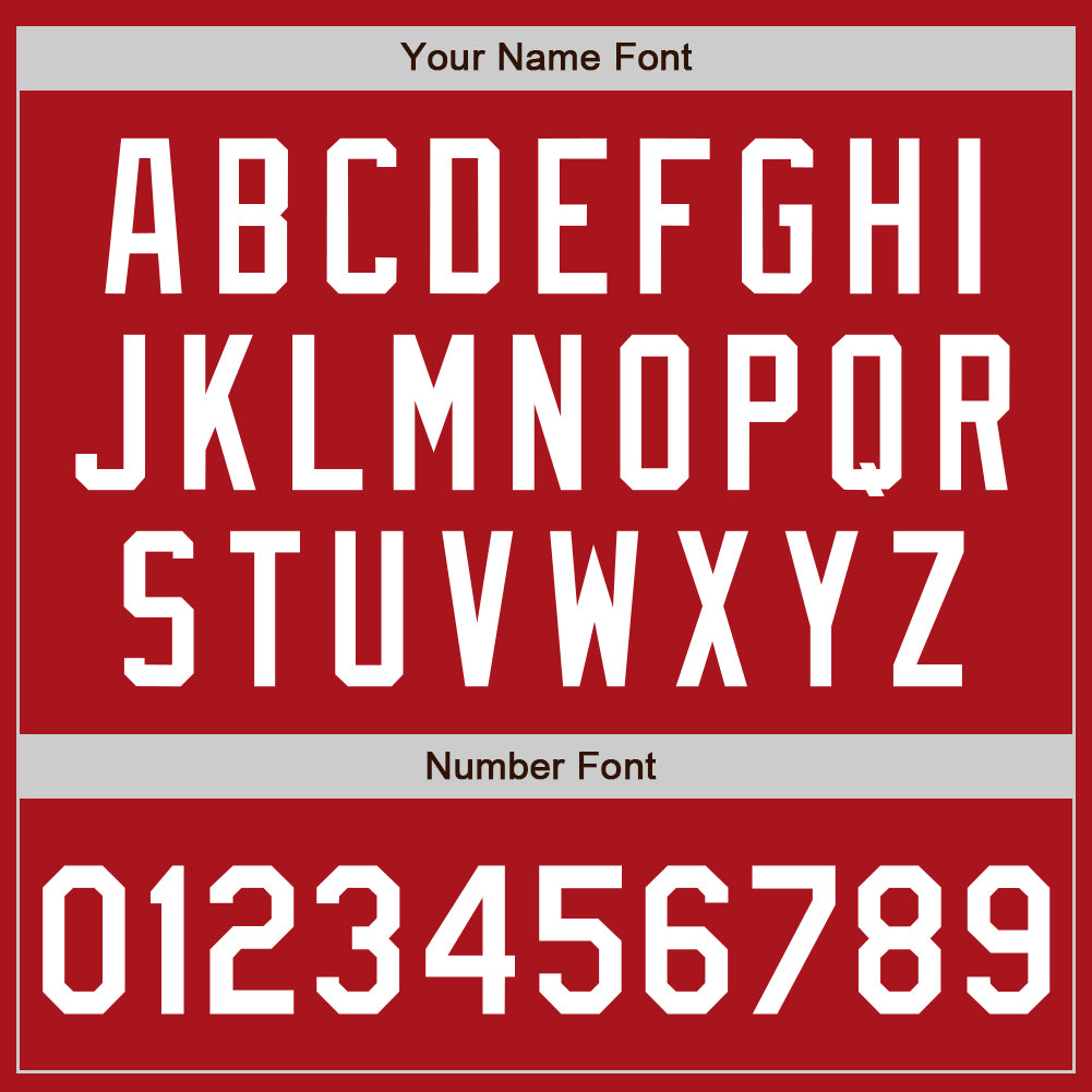 Custom Red White Authentic Two Tone Baseball Jersey - Sky-Custom