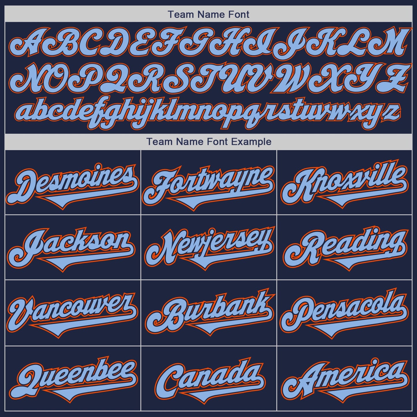 Custom Navy Light Blue-Orange Authentic Two Tone Baseball Jersey - Sky-Custom