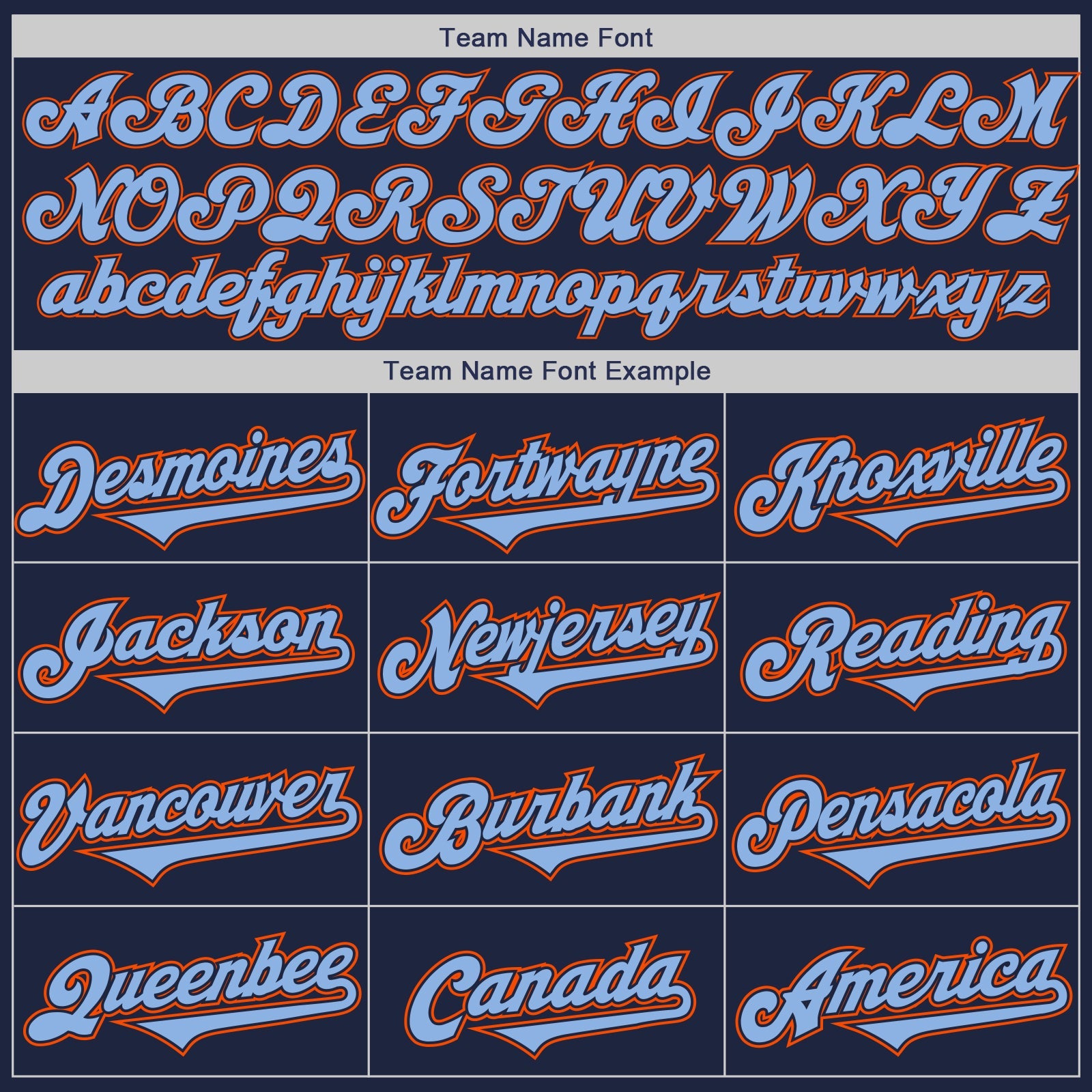 Custom Navy Light Blue-Orange Authentic Two Tone Baseball Jersey - Sky-Custom