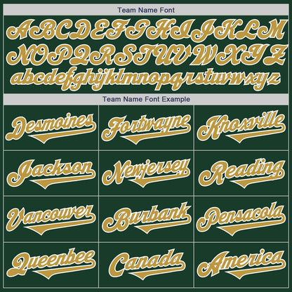 Custom Green Old Gold-White Authentic Two Tone Baseball Jersey - Sky-Custom