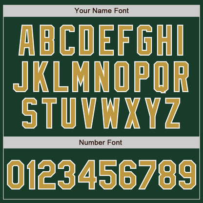 Custom Green Old Gold-White Authentic Two Tone Baseball Jersey - Sky-Custom