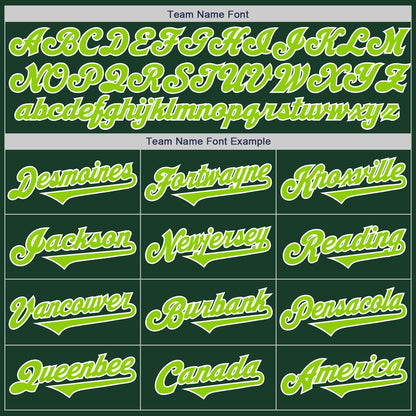Custom Green Neon Green-White Authentic Two Tone Baseball Jersey - Sky-Custom