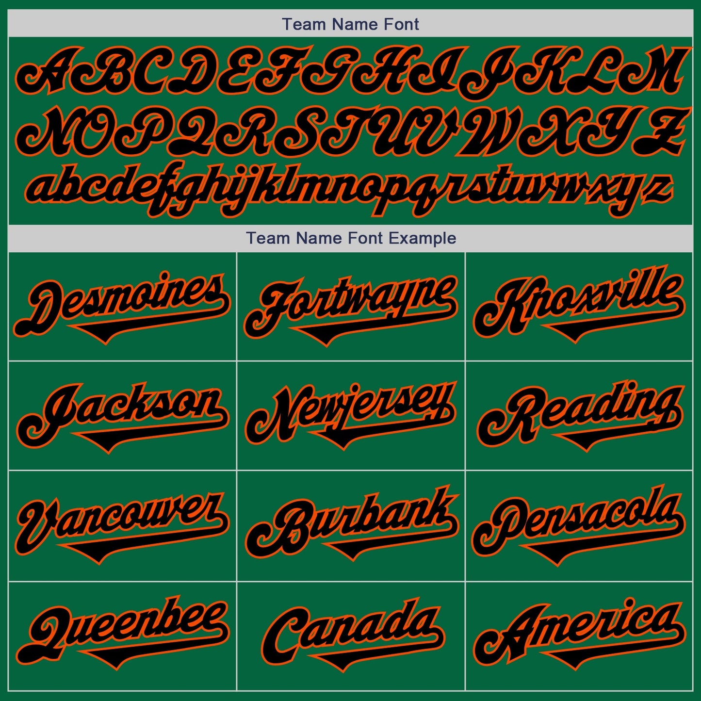 Custom Kelly Green Black-Orange Authentic Two Tone Baseball Jersey - Sky-Custom