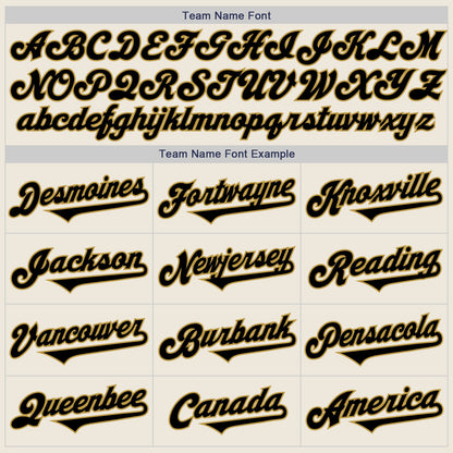 Custom Cream Black-Old Gold Authentic Two Tone Baseball Jersey - Sky-Custom