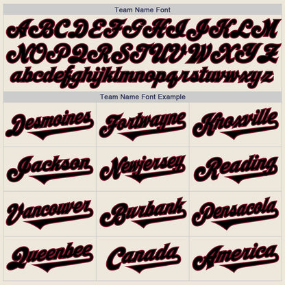 Custom Cream Black-Crimson Authentic Two Tone Baseball Jersey - Sky-Custom