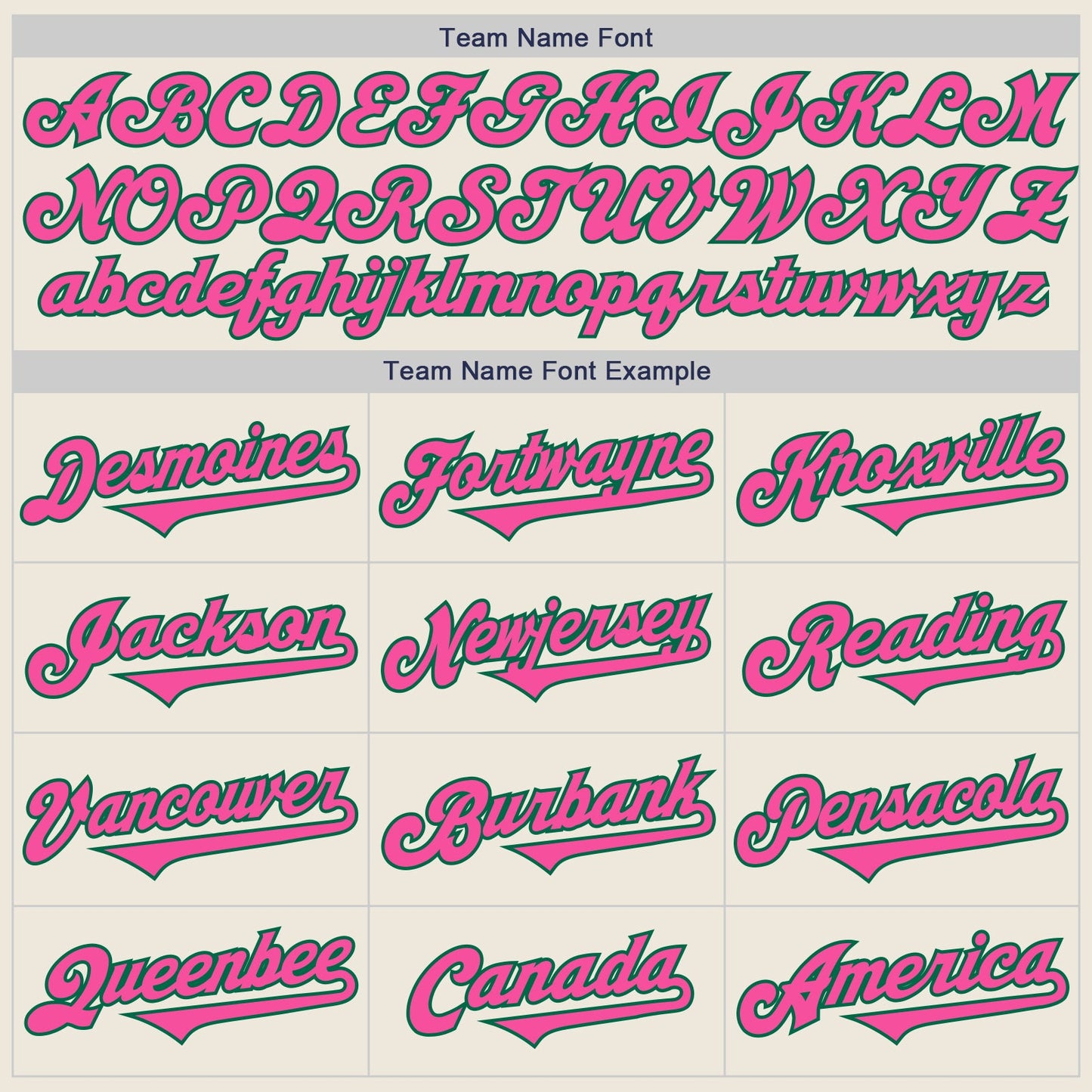 Custom Cream Pink-Kelly Green Authentic Two Tone Baseball Jersey - Sky-Custom
