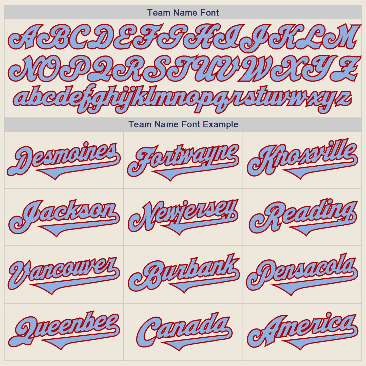Custom Cream Light Blue-Red Authentic Two Tone Baseball Jersey - Sky-Custom
