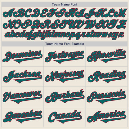 Custom Cream Teal-Crimson Authentic Two Tone Baseball Jersey - Sky-Custom