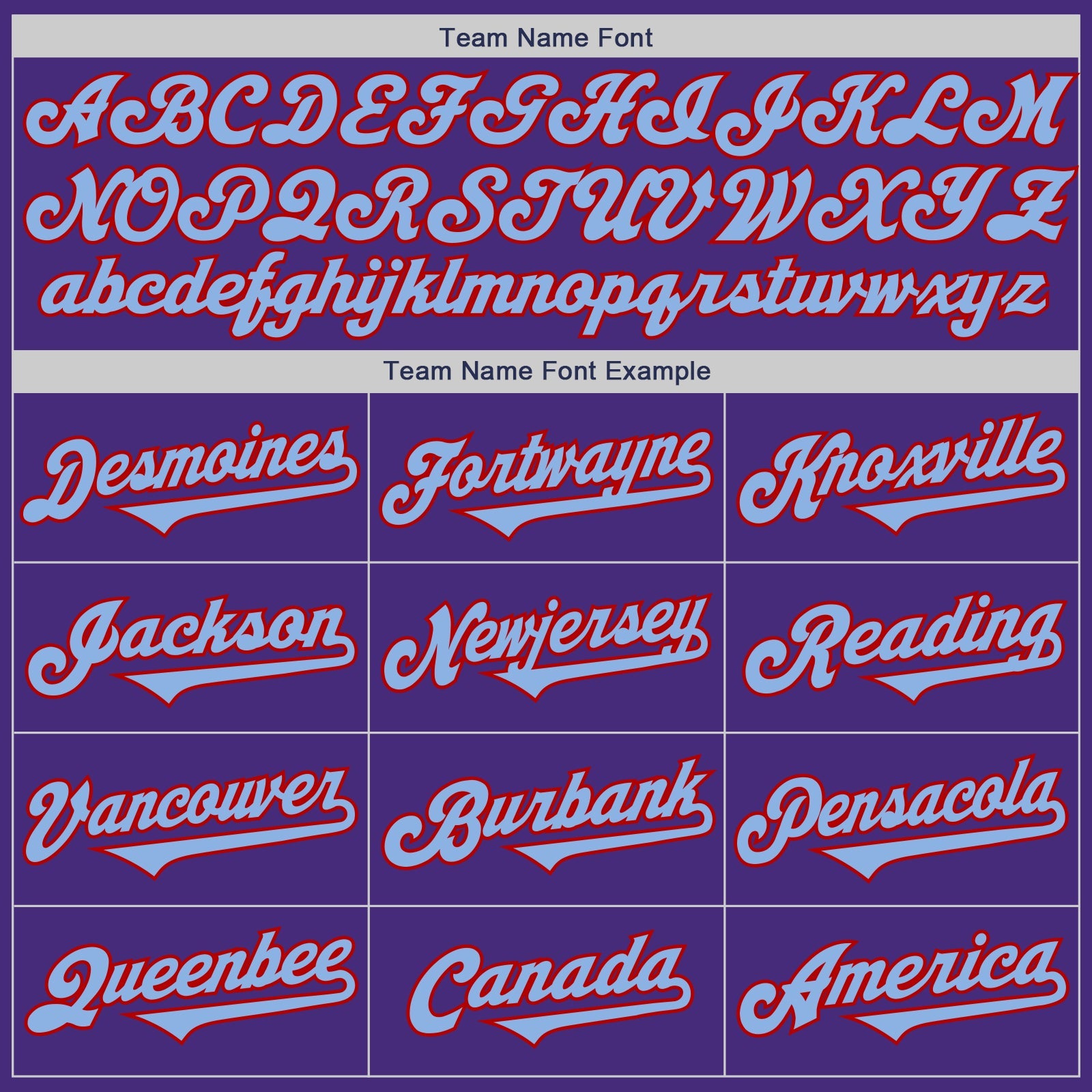 Custom Purple Light Blue-Red Authentic Two Tone Baseball Jersey - Sky-Custom